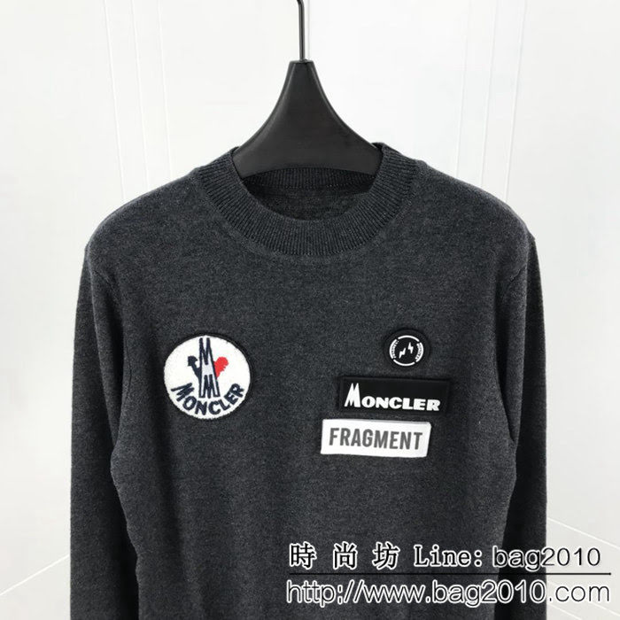 MONCLER蒙口 X 藤原浩聯名款 舒適透氣柔軟 男款羊毛衫 ydi1555